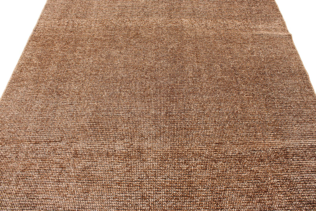 6x9 Light Brown and Brown Modern Contemporary Rug