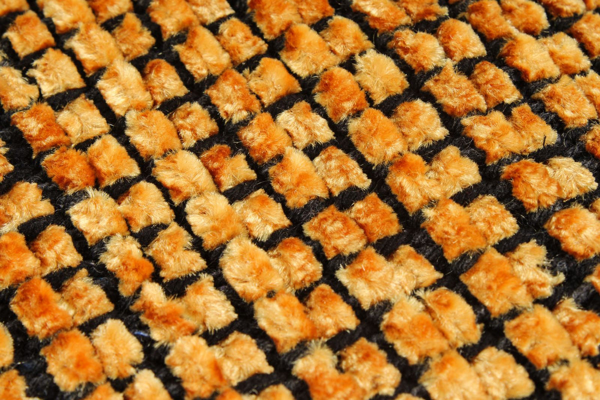 6x9 Gold and Gold Modern Contemporary Rug