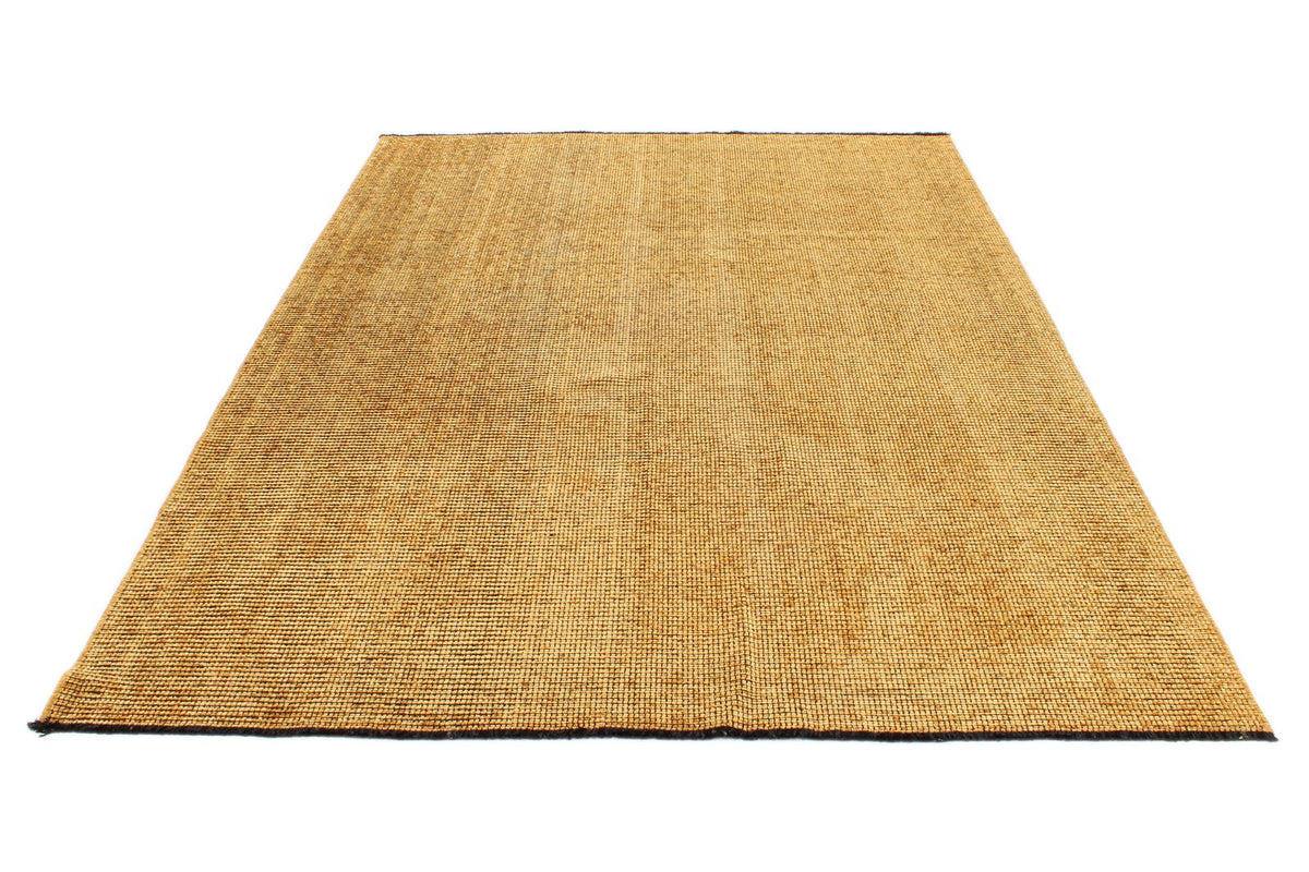 6x9 Gold and Gold Modern Contemporary Rug