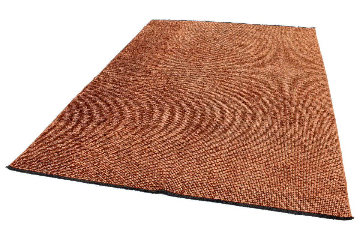 6x9 Brown and Burgundy Modern Contemporary Rug