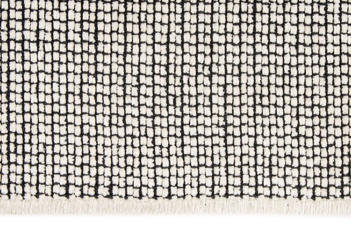 6x9 White and White Modern Contemporary Rug
