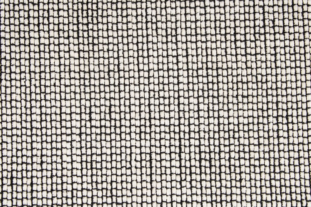 6x9 White and White Modern Contemporary Rug