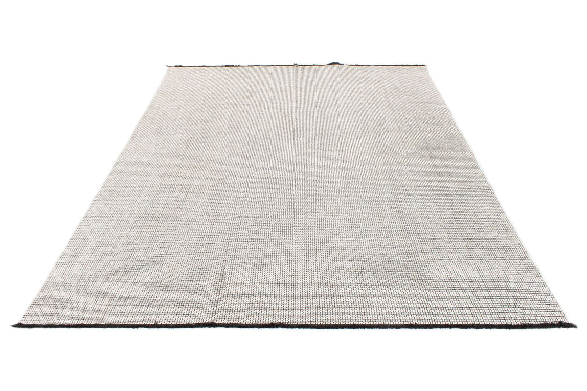 6x9 White and White Modern Contemporary Rug