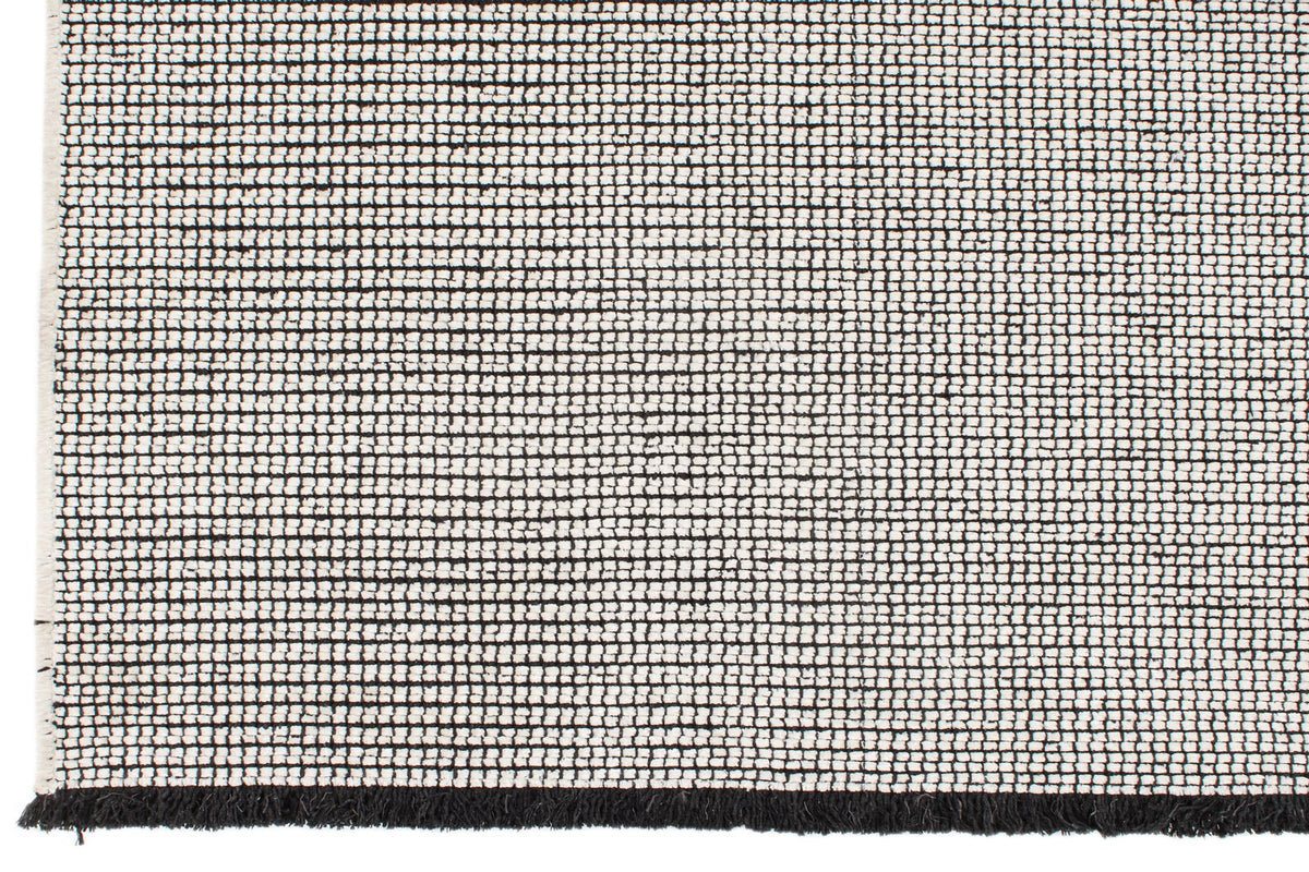 6x9 White and White Modern Contemporary Rug