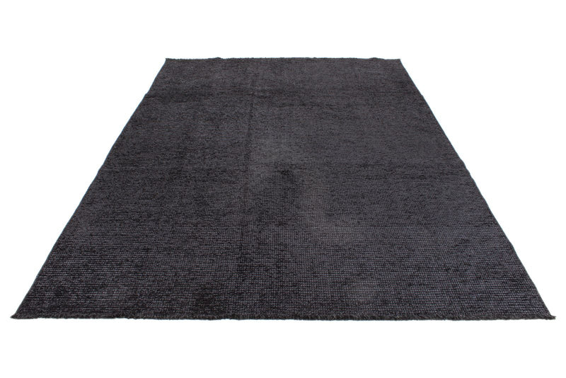 6x9 Charcoal and Black Modern Contemporary Rug