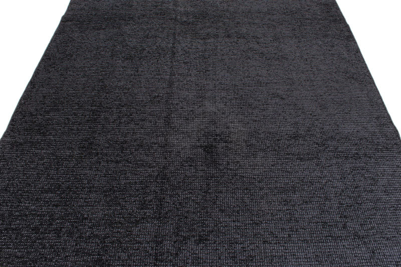 6x9 Charcoal and Black Modern Contemporary Rug