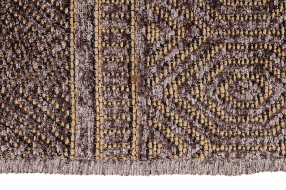 7x9 Brown and Brown Modern Contemporary Rug