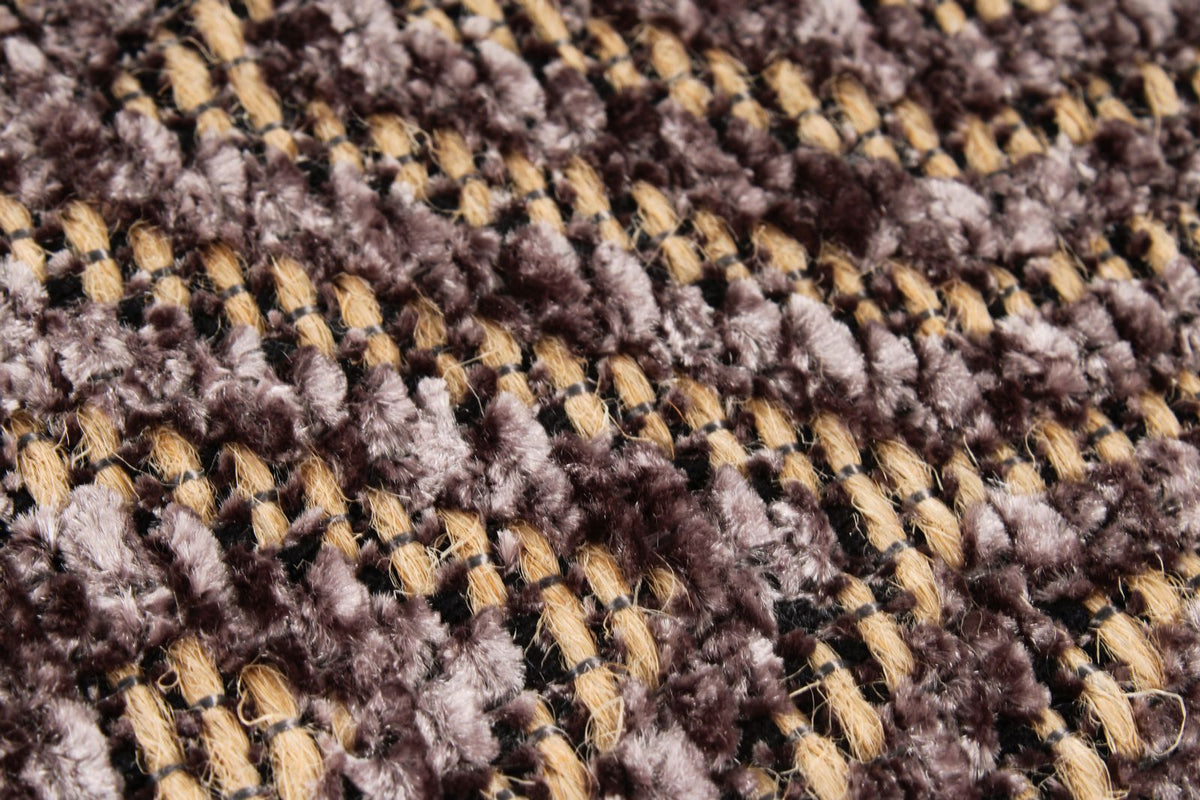 7x9 Brown and Brown Modern Contemporary Rug