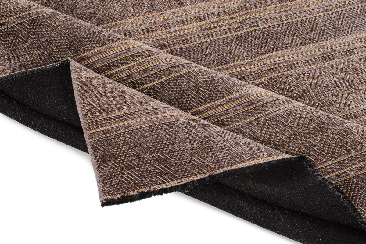 7x9 Brown and Brown Modern Contemporary Rug