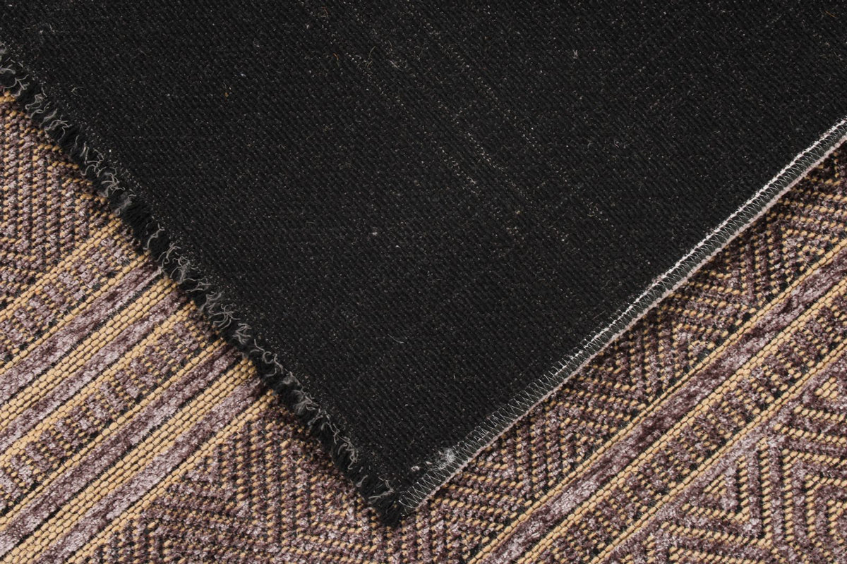 7x9 Beige and Brown Modern Contemporary Rug