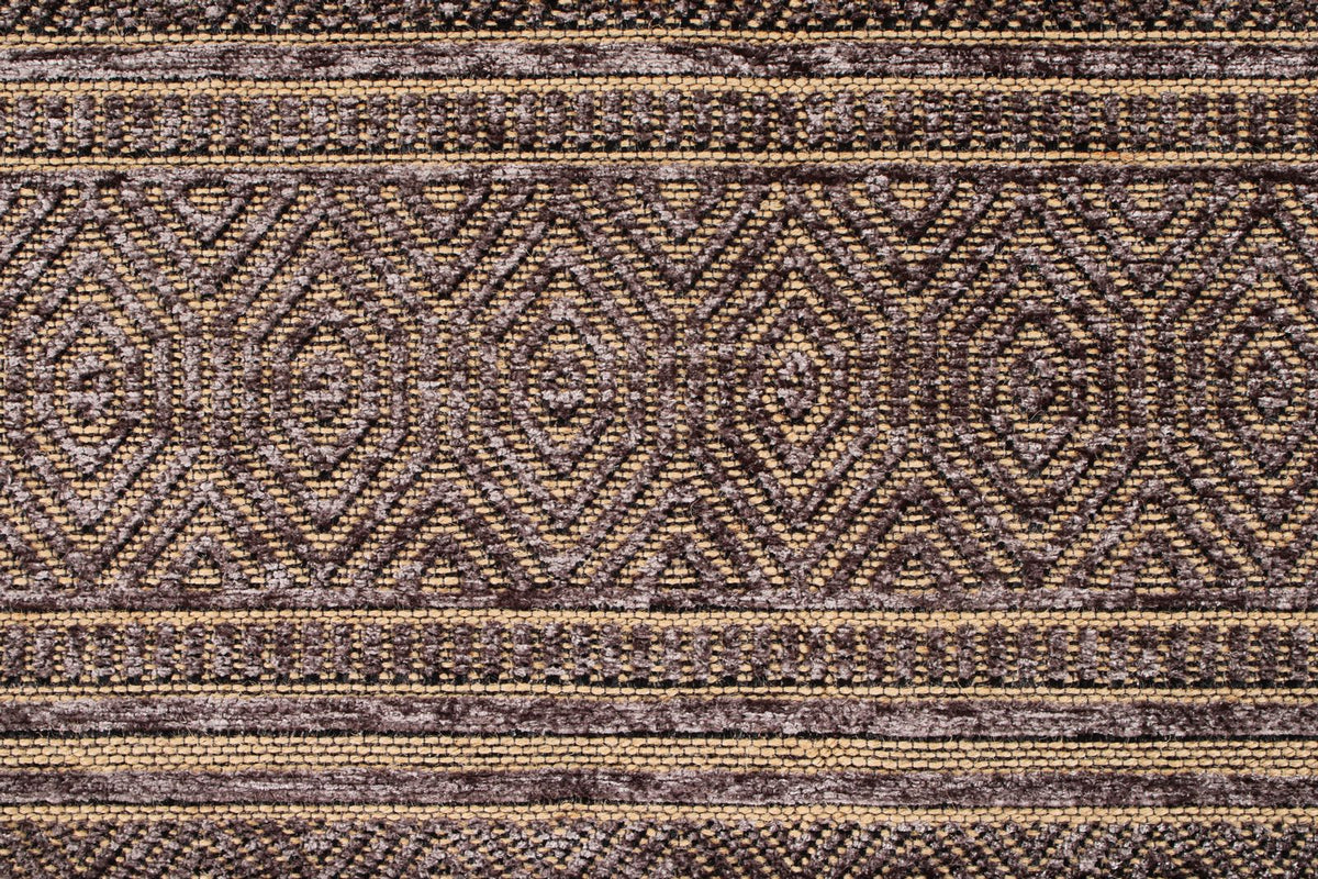 7x9 Beige and Brown Modern Contemporary Rug