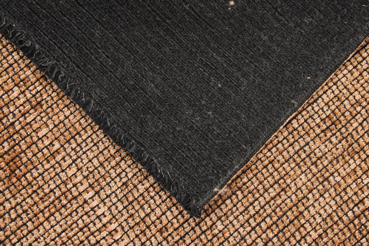 6x9 Brown and Brown Modern Contemporary Rug