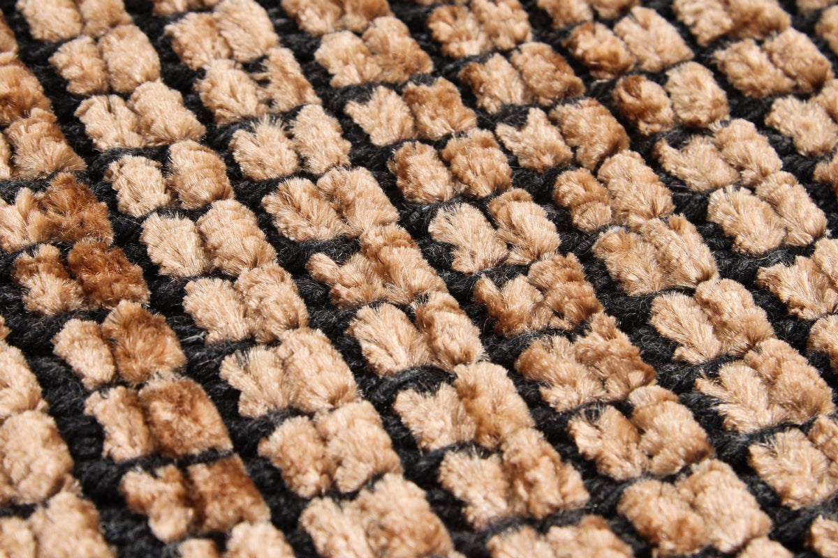 6x9 Brown and Brown Modern Contemporary Rug