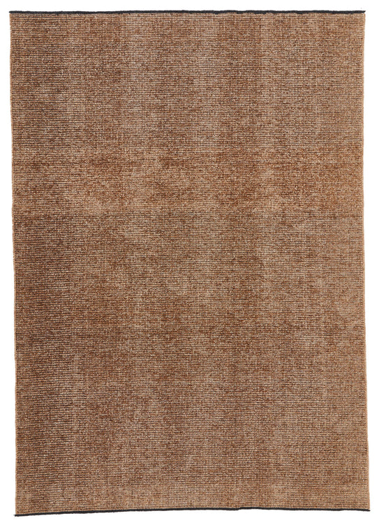 6x9 Brown and Light Brown Modern Contemporary Rug