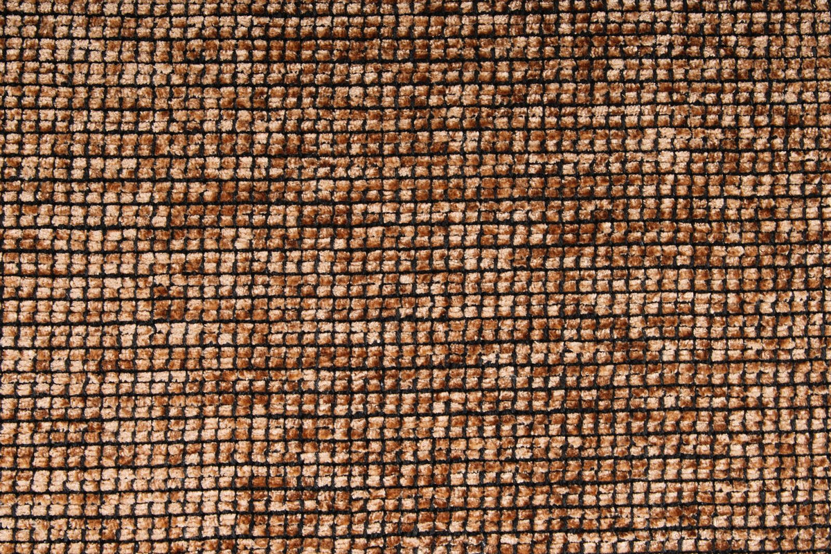 6x9 Brown and Light Brown Modern Contemporary Rug