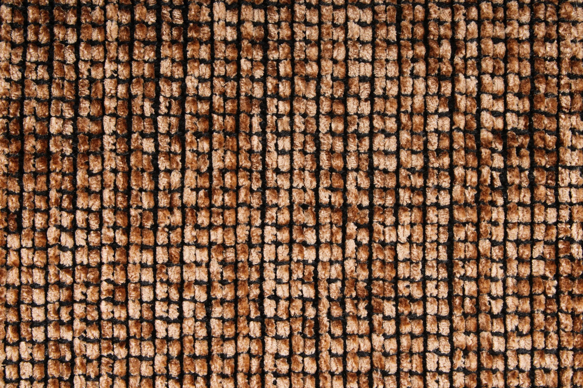 6x9 Brown and Light Brown Modern Contemporary Rug
