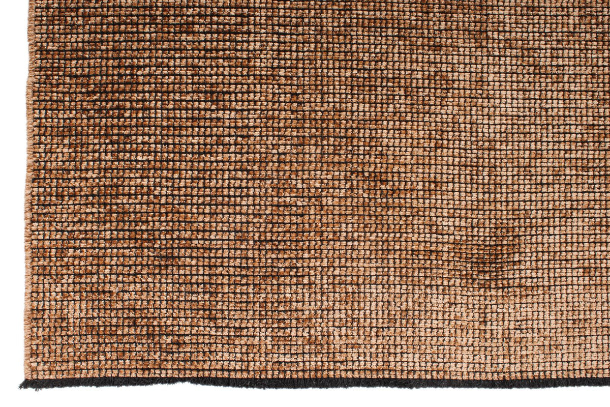 6x9 Brown and Light Brown Modern Contemporary Rug