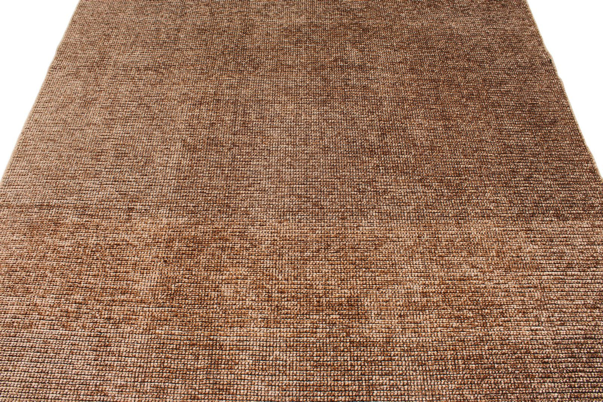 6x9 Brown and Light Brown Modern Contemporary Rug