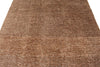 6x9 Brown and Light Brown Modern Contemporary Rug