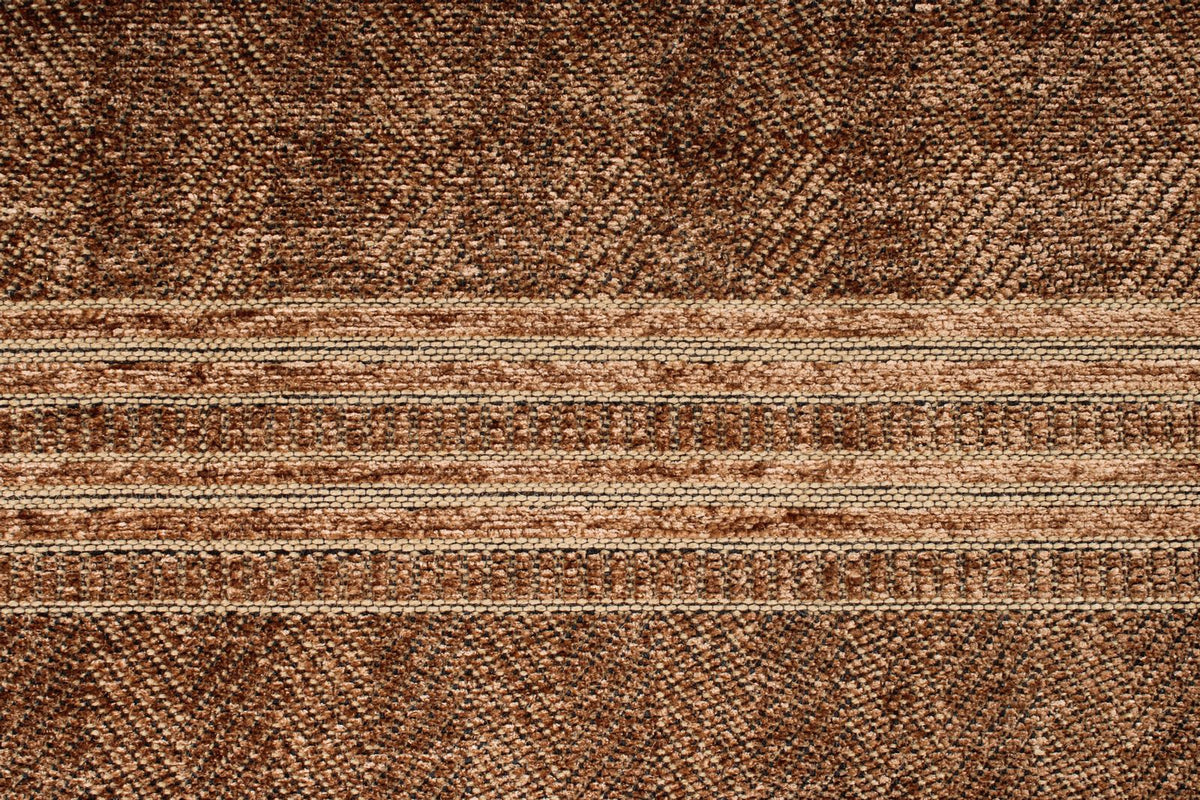 7x9 Brown and Light Brown Modern Contemporary Rug