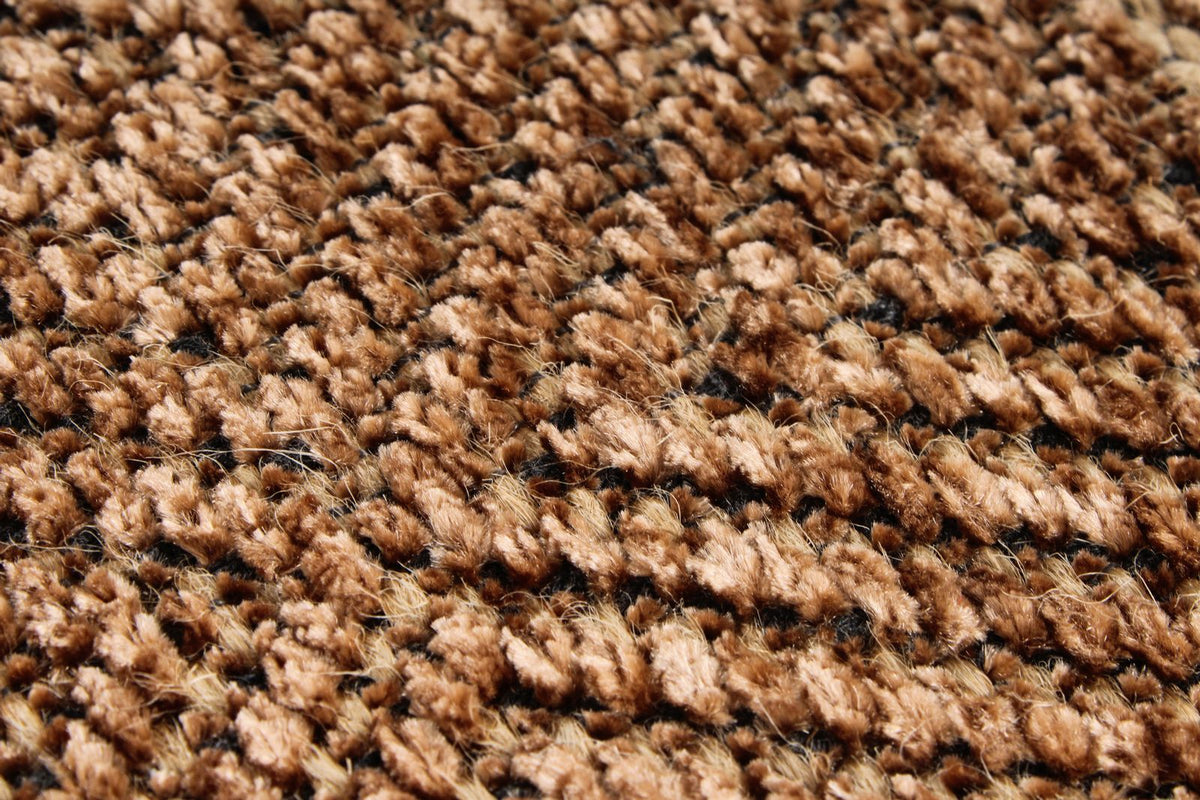 7x9 Brown and Light Brown Modern Contemporary Rug