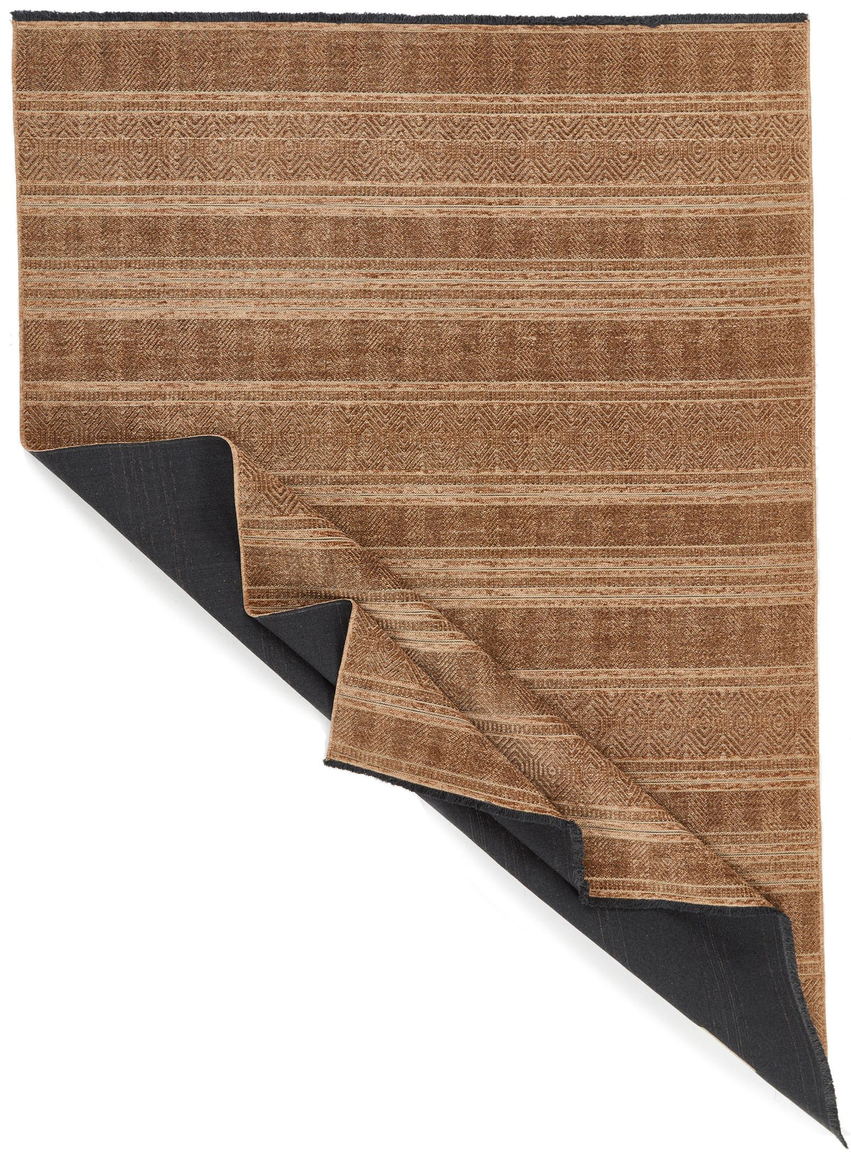 7x9 Brown and Light Brown Modern Contemporary Rug