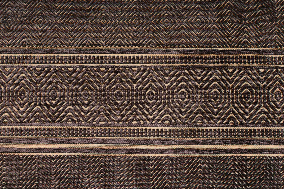 7x9 Dark Brown and Beige Modern Contemporary Rug