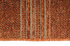 6x9 Dark Rust and Rust Modern Contemporary Rug