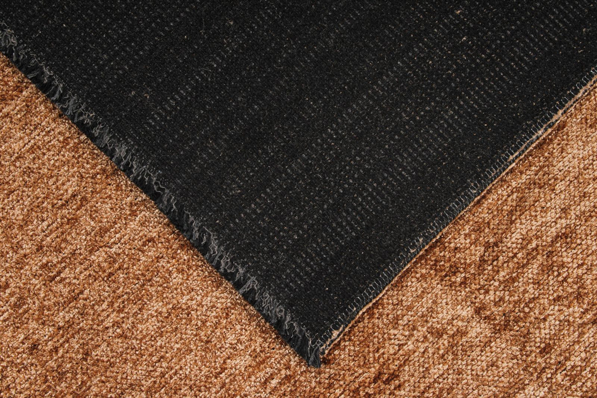 6x9 Light Brown and Brown Modern Contemporary Rug