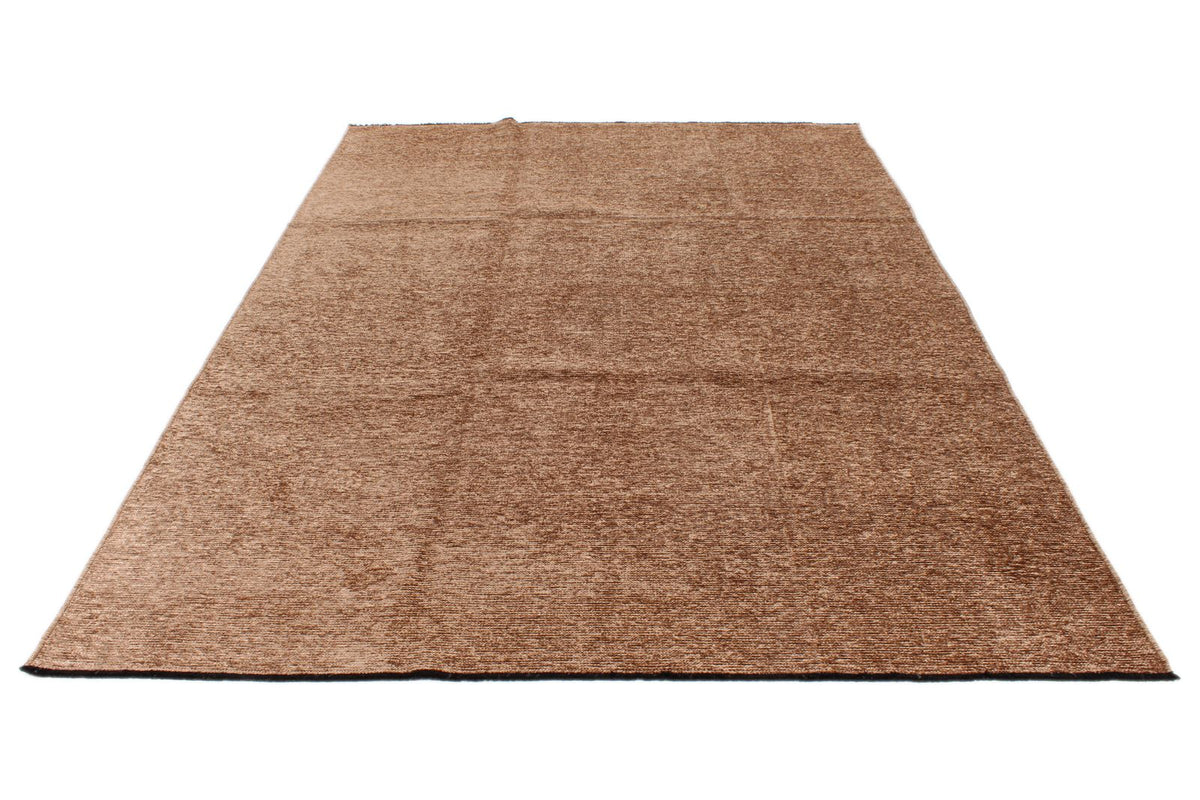 6x9 Light Brown and Brown Modern Contemporary Rug