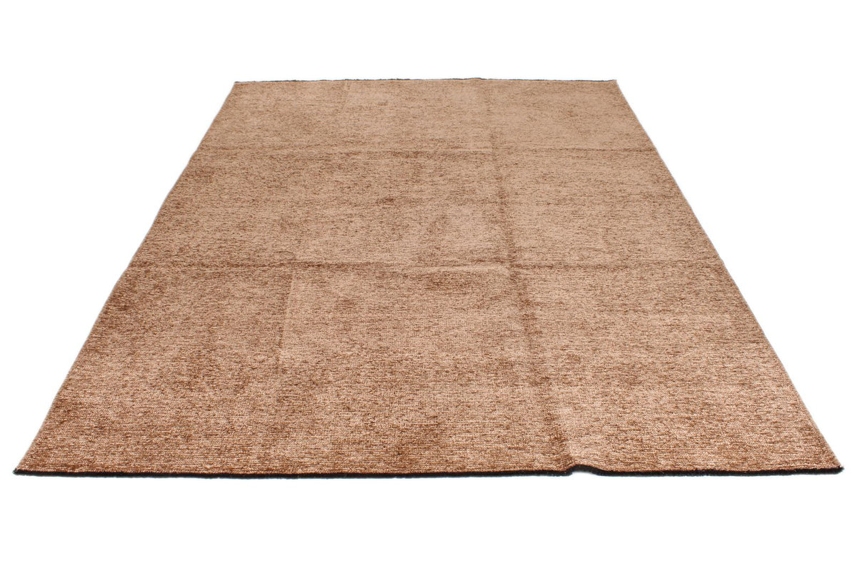 6x9 Light Brown and Brown Modern Contemporary Rug
