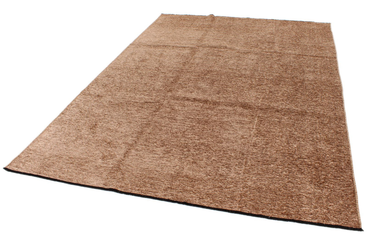 6x9 Light Brown and Brown Modern Contemporary Rug