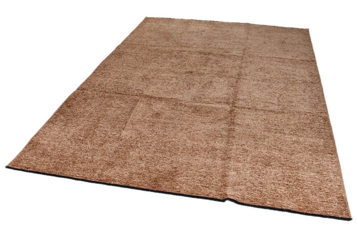6x9 Light Brown and Brown Modern Contemporary Rug