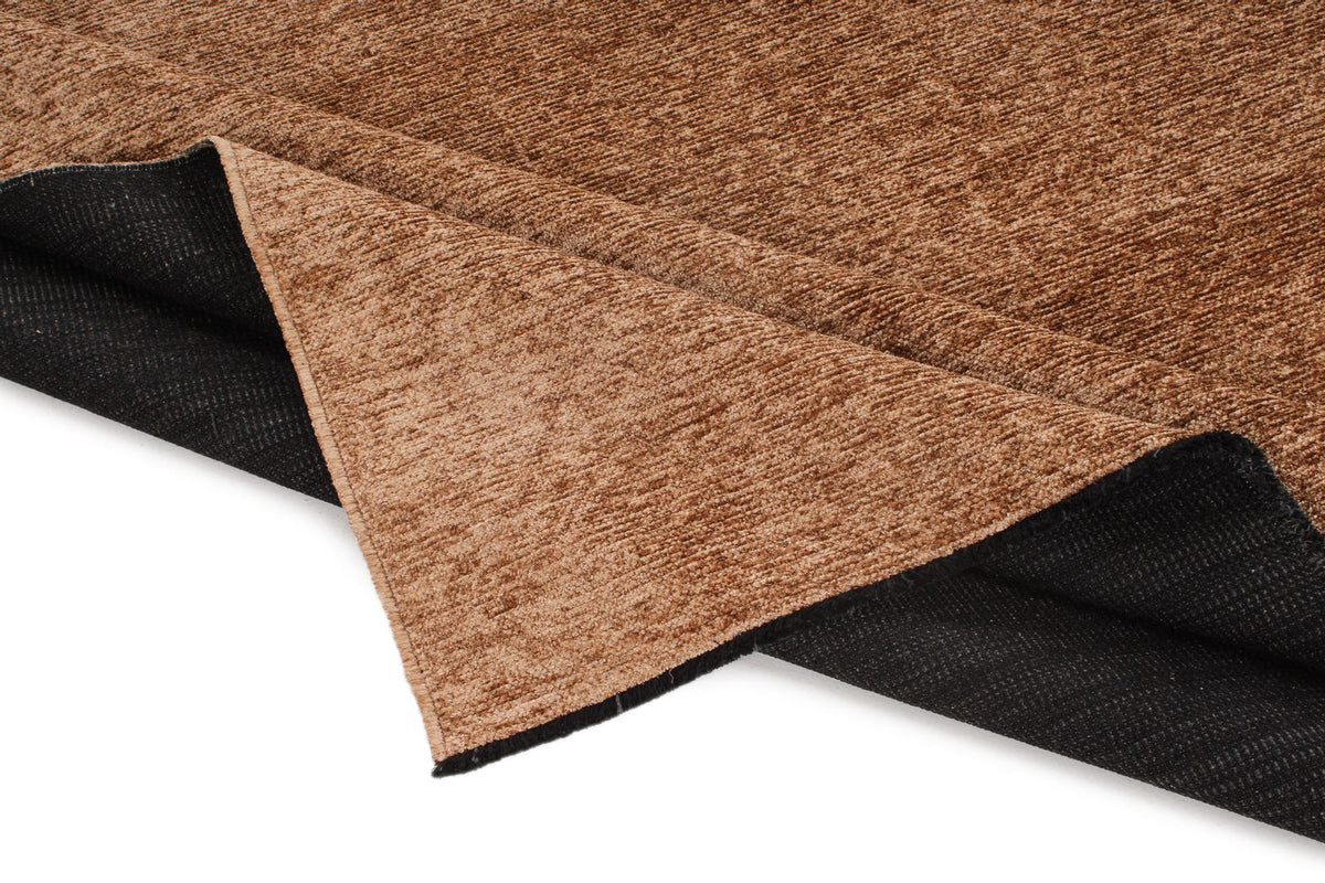 6x9 Light Brown and Brown Modern Contemporary Rug