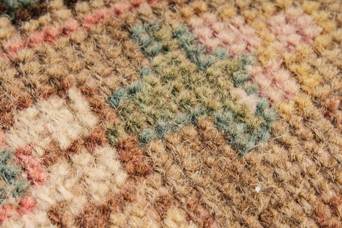 6x9 Rose and Multicolor Turkish Overdyed Rug