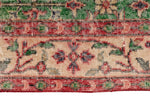 6x9 Green and Multicolor Turkish Anatolian Rug