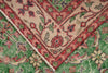 6x9 Green and Multicolor Turkish Anatolian Rug