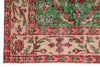 6x9 Green and Multicolor Turkish Anatolian Rug