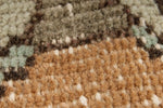 5x9 Beige and Multicolor Turkish Overdyed Rug