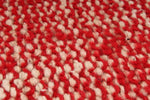 6x10 Red and Multicolor Turkish Overdyed Rug