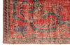 6x10 Red and Multicolor Turkish Overdyed Rug