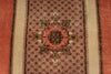 6x10 Peach and Light Brown Turkish Overdyed Rug