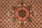 6x10 Peach and Light Brown Turkish Overdyed Rug