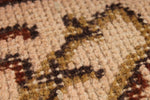 6x10 Peach and Light Brown Turkish Overdyed Rug