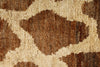 6x9 Light Brown and Ivory Modern Contemporary Rug