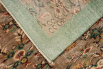 6x9 Camel and Green Turkish Anatolian Rug