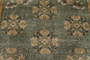 6x10 Green and Camel Turkish Overdyed Rug