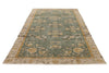 6x10 Green and Camel Turkish Overdyed Rug