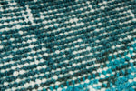 6x9 Blue and Black Turkish Overdyed Rug