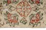 5x8 Ivory and Rose Turkish Anatolian Rug